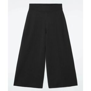 COS Black Wide-Leg Pants